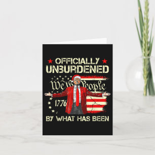 Cartão Oficialmente Descarregado Pelo Que Foi Trump Victo