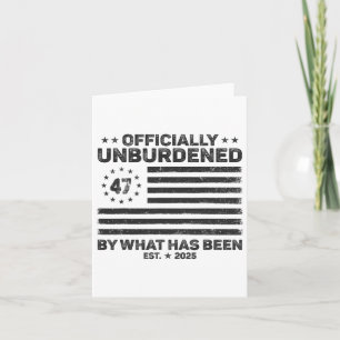 Cartão Oficialmente Descarregado Pelo Que Foi Trump Victo