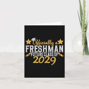 Cartão Oficialmente Um Cl Freshman De 2029 Primeiro Dia D