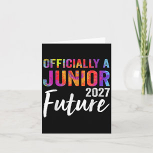 Cartão Oficialmente Um Futuro Júnior Cl De 2027 Tie Dye
