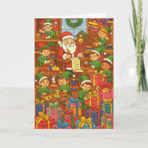 Oficina do Papai Noel Elfos Ocupados Natal Persona