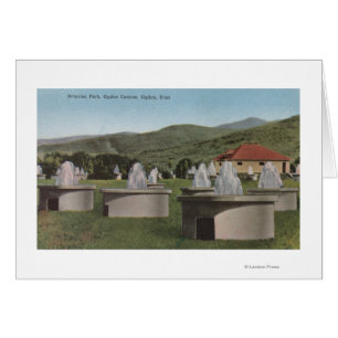 Cartão Ogden, UtahView de ParkOgden artesiano, Utá