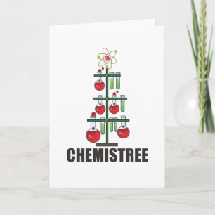 Cartão Oh ÁrvoreQuímica Natal Química professor de ciênci