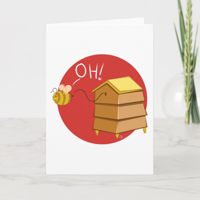 Cartão Oh! Beehive - Greeting Card (Frente)