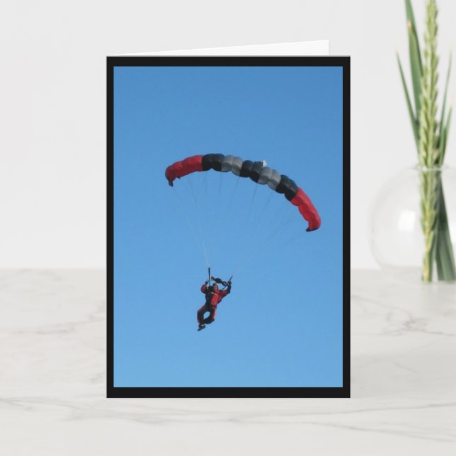 Cartão Oh Chute! I Missed Your Birthday (Frente)