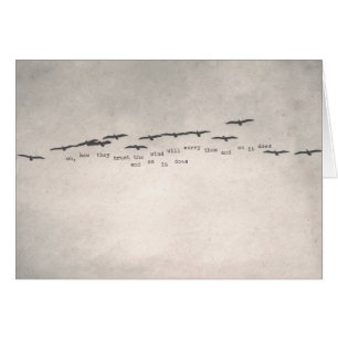 Cartão "oh, como confiam "