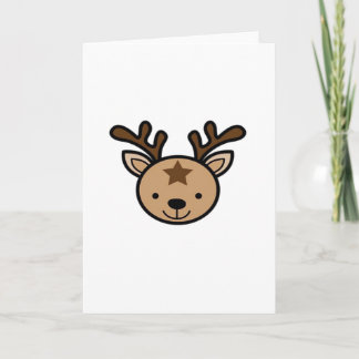 Cartão Oh Cute Deer Minimal Design
