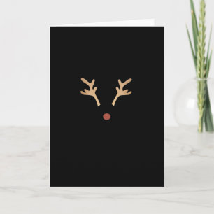 Cartão Oh Deer Expressão Artística Divertida