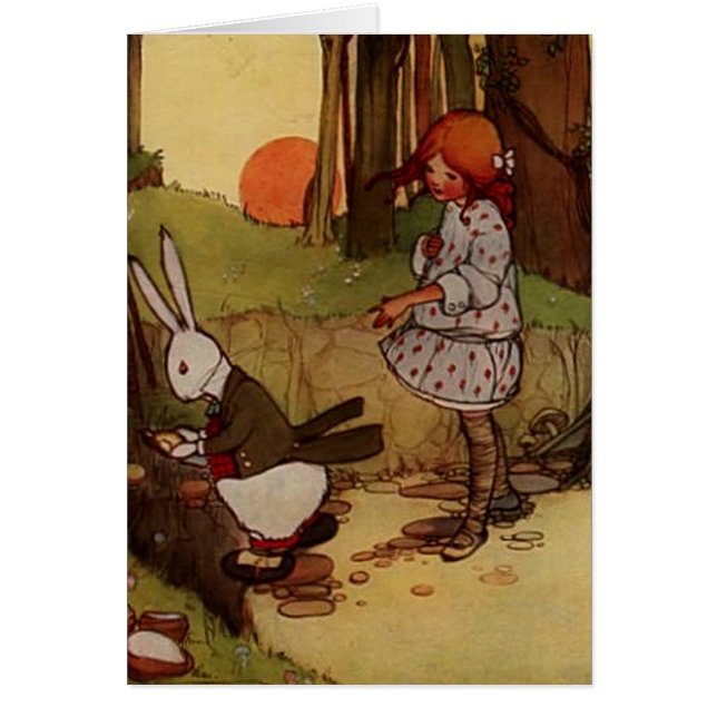 Cartão Oh eu estarei atrasado (Frente)