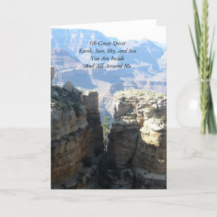 Cartão Oh Great Spirit Notecard