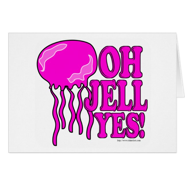 Cartão Oh Jell sim! (Frente Horizontal)