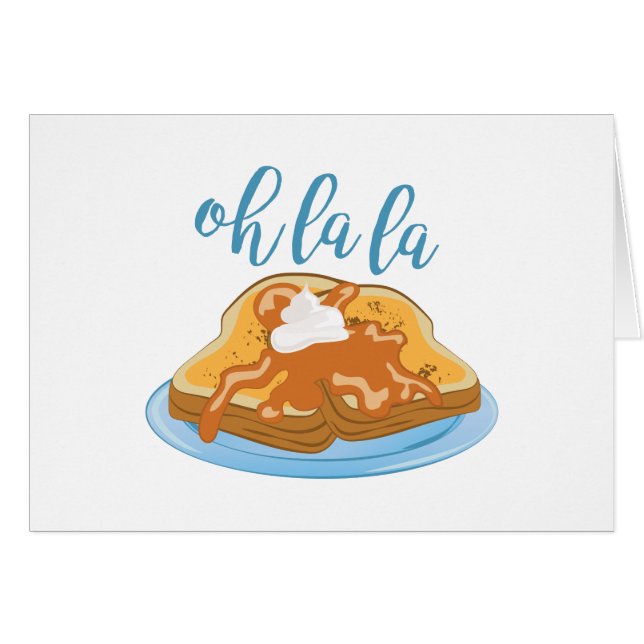 Cartão Oh La do La (Frente Horizontal)