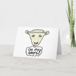 Cartão Oh Meus Dias