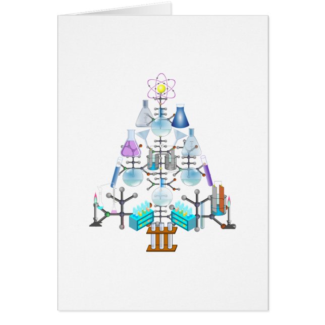 Cartão Oh Química, Oh Árvore Química (Frente)