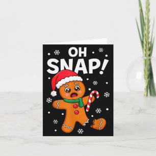 Cartão Oh Snap Homemem de Chocolate Para Adultos Crianças