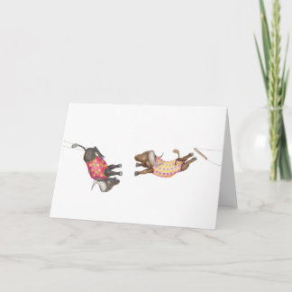 Cartão Oh what a circus! buffalo trapeze artists card