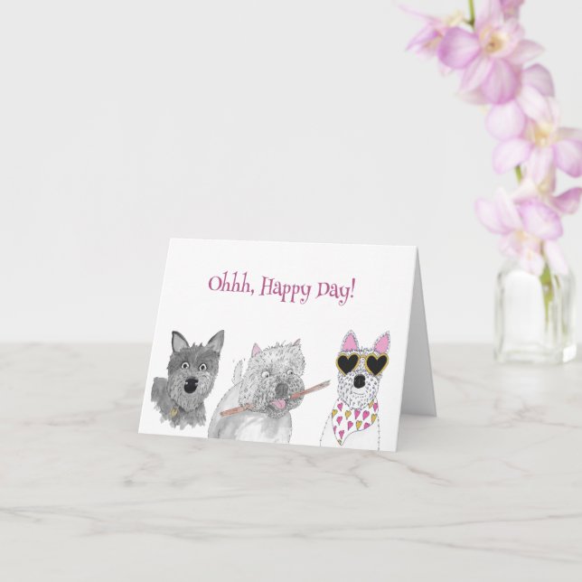 Cartão Ohh Que Dia Feliz!  (Orquídea)