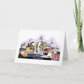 Cartão Ohio Lights Collage sunset