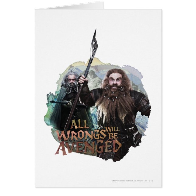 Cartão Oin e Gloin (Frente)