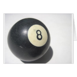 Cartão Oito Ball