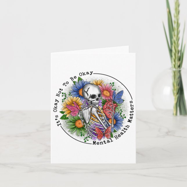 Cartão Ok Para Não Ficar Bem Para As Mulheres Que Sabem A (Frente)