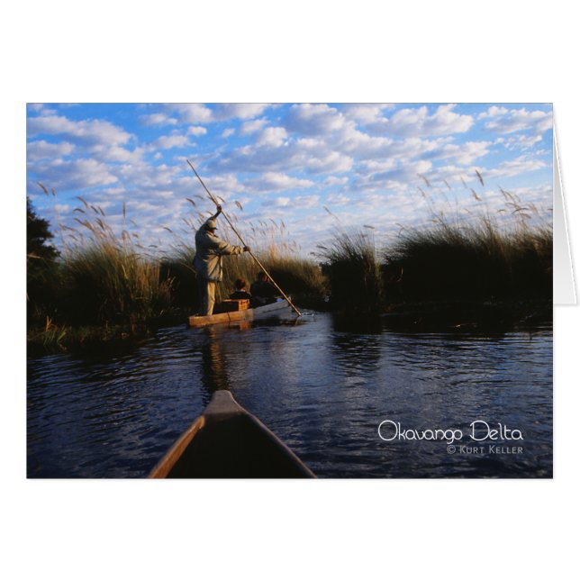 Cartão Okavango Delta (Frente Horizontal)