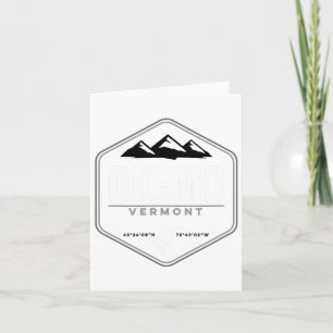 Cartão Okemo Mountain Vermont Graphic Snowboard T Shirt