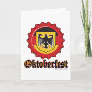 Cartão Oktoberfest Bottle Cap