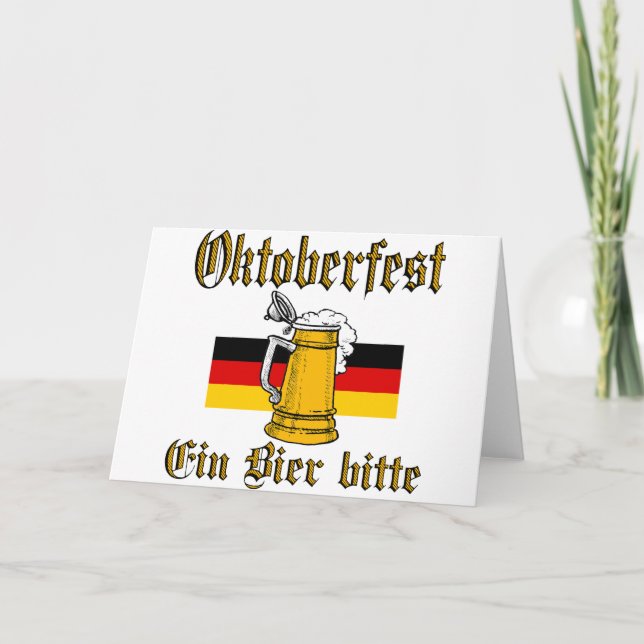 Cartão Oktoberfest Gear (Frente)