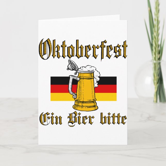 Cartão Oktoberfest Gear (Frente)