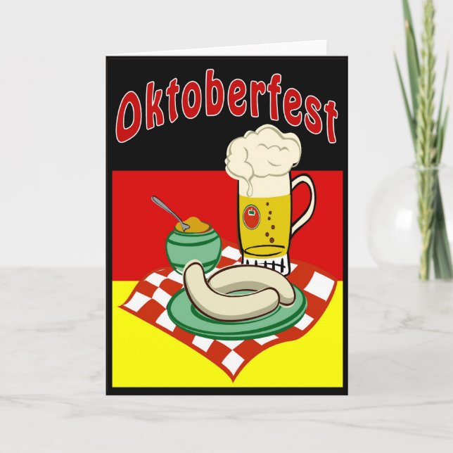 Cartão Oktoberfest Germany (Frente)