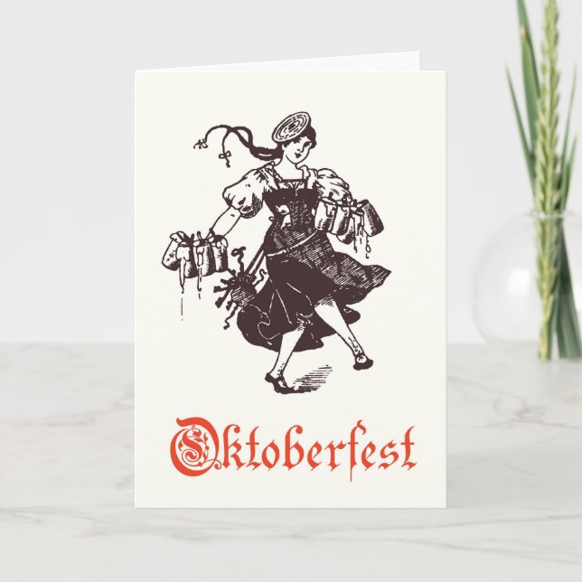 Cartão Oktoberfest Greeting Card (Frente)
