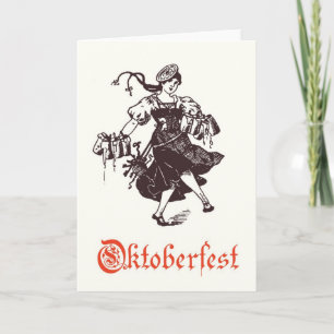 Cartão Oktoberfest Greeting Card