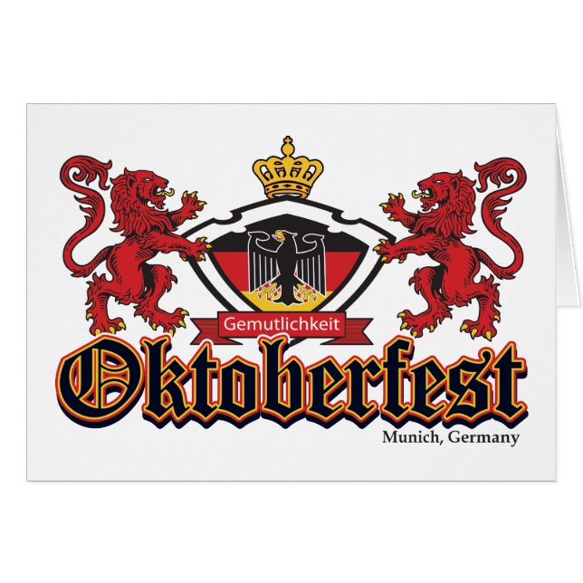 Cartão Oktoberfest Lions (Frente Horizontal)