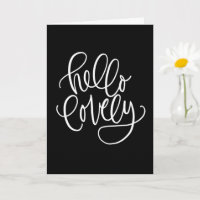 OLÁ AMOR | Caligrafia manual elegante