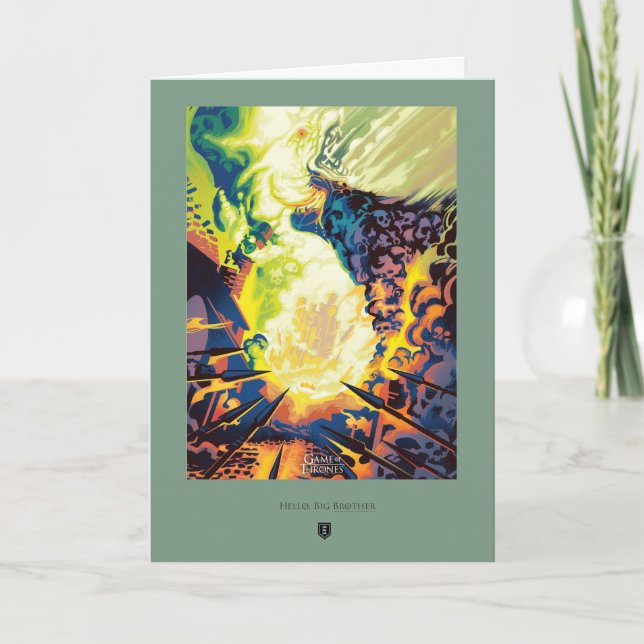 Cartão Olá, Big Brother (Frente)