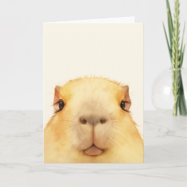 Cartão Olá Capivara (Frente)