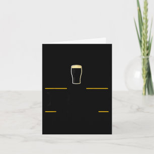 Cartão Olá escuridão velho amigo cerveja irlandesa st. pa