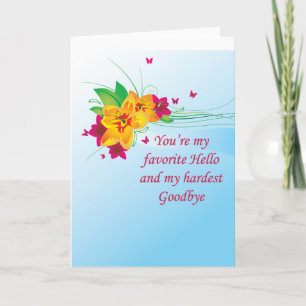 Cartão Olá favorita Hardestebye