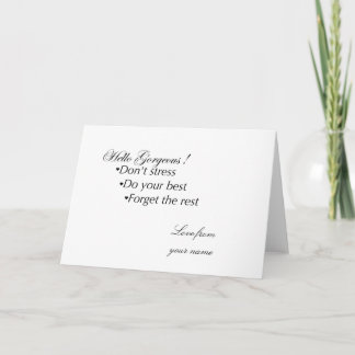 Cartão Olá! positivo lindo da estada