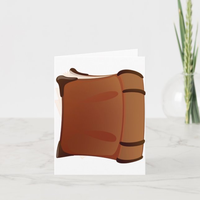 Cartão Old Book Note Cards (Frente)