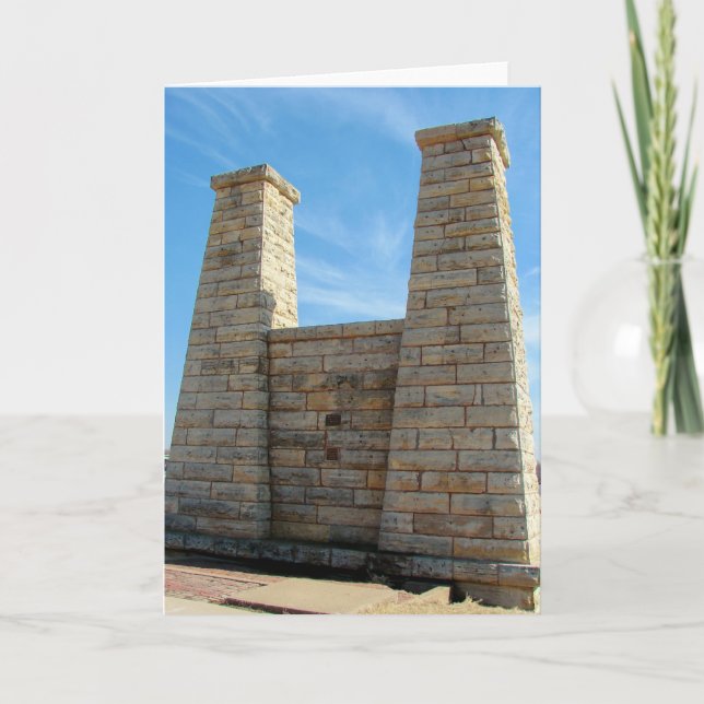 Cartão Old Bridge Muscatine, Iowa (Frente)