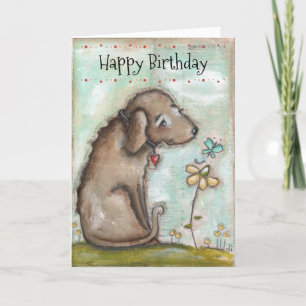 Cartão Old Dog - Birthday Card
