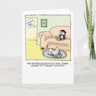 Cartão Old Dog Humorous Birthday Card