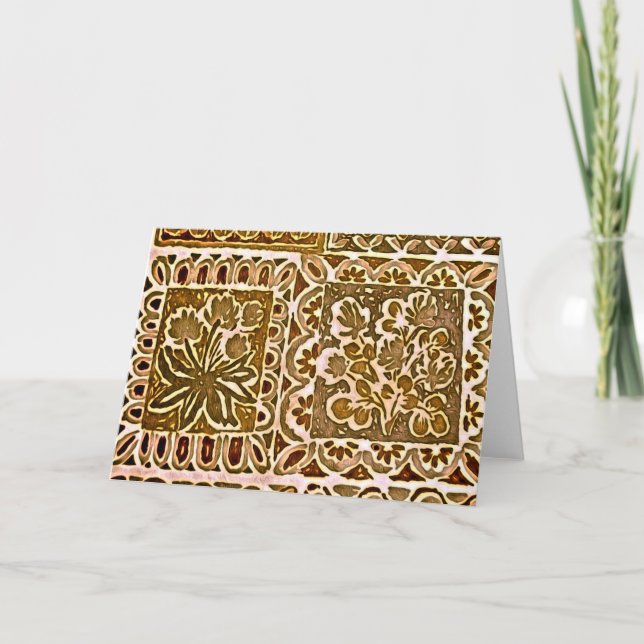 Cartão Old Floral (Frente)