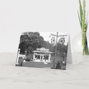 Cartão Old gas station, 1925
