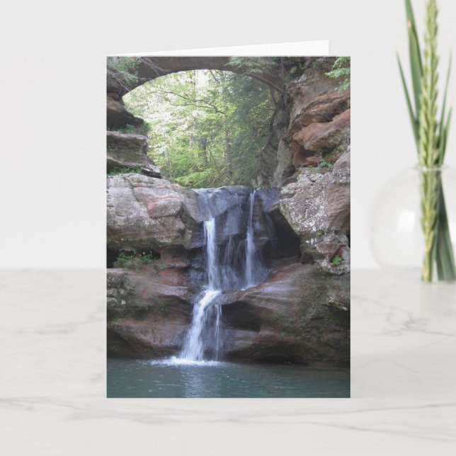 Cartão Old Man's Supper Falls (Frente)