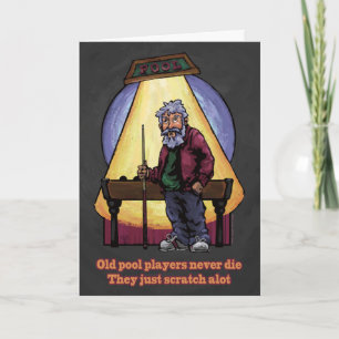 Cartão Old Pool players