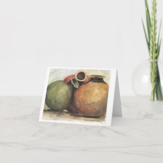 Cartão Old Pottery Notecard