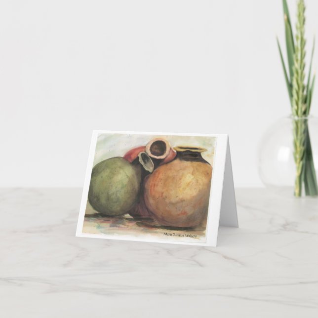 Cartão Old Pottery Notecard (Frente)